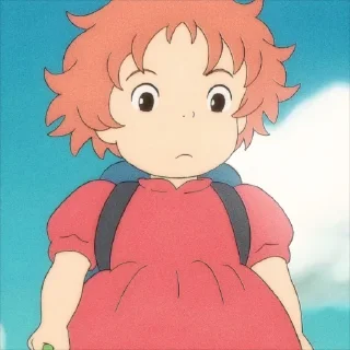 🥺 emoji ꒰ ponyo fish ꒱  @plusikradom Telegram sticker 15 of 20