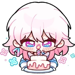 Sticker from Honkai mimimi