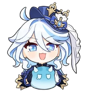 🌟 emoji ꔛ ₊˚. ୨‧ Фурина 𖧷 ๋࣭  ˚.࿐ Telegram sticker 6 of 35