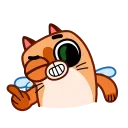 🖕 emoji Cupid Kitty Telegram sticker 20 of 25