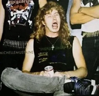 😁 emoji Dave Mustaine @LinaShotgun Telegram sticker 8 of 120