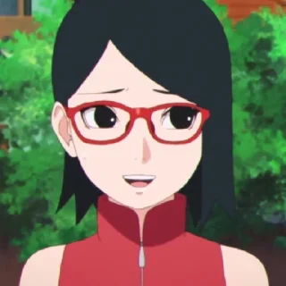 ☺️ emoji Сарада Telegram sticker 7 of 18