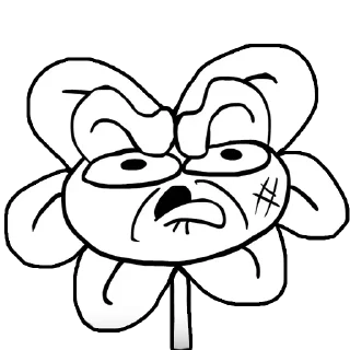 😤 emoji Flowey @TgEmodziBot Telegram sticker 7 of 69