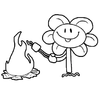 🌻 emoji Flowey @TgEmodziBot Telegram sticker 8 of 69