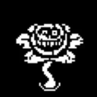 😈 emoji Flowey by @Sanness Telegram sticker 21 of 22