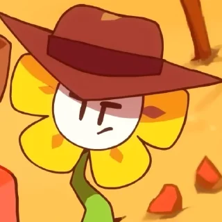 Sticker from 💛/Flowey/by. @balaui101