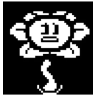 😥 emoji flowey/Undertale Telegram sticker 9 of 38