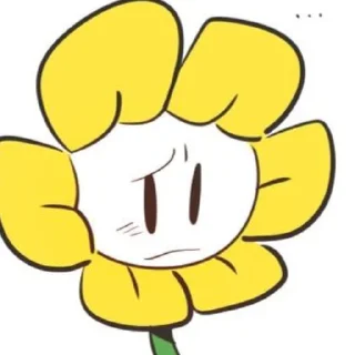 🥺 emoji Flowey | @ish_crim Telegram sticker 18 of 32