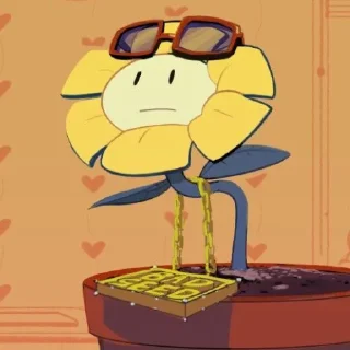 Sticker from Flowey | @ish_crim