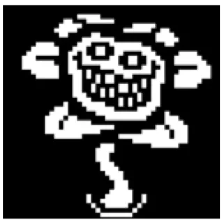 👹 emoji flowey/Undertale Telegram sticker 17 of 38