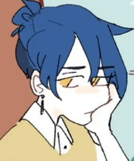 📘 emoji Cursed xingyun Telegram sticker 6 of 113