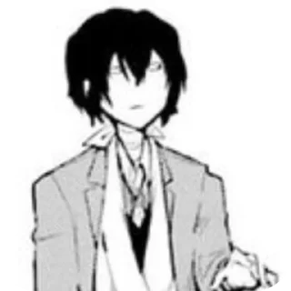 🧥 emoji Дазай Telegram sticker 24 of 39