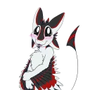 😳 emoji Asriel The Avali Telegram sticker 20 of 24
