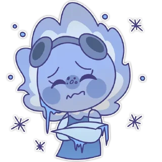 🥶 emoji Solar Flare (by lilnick1) Telegram sticker 23 of 24