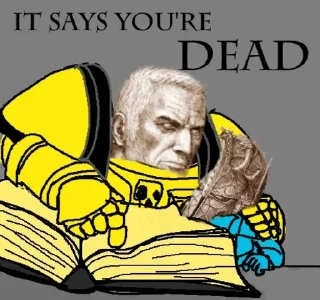 🙄 emoji Rogal Dorn Protherian of Terra Telegram sticker 22 of 48