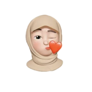😘 emoji @Muslimanistan_Tv 🦋🌸 Telegram sticker 6 of 25