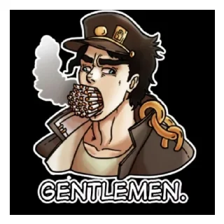 😄 emoji JJBA Telegram sticker 15 of 28