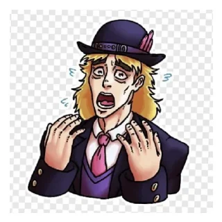 😄 emoji JJBA Telegram sticker 11 of 28