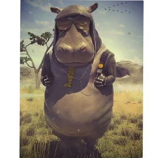 😎 emoji Hippo Telegram sticker 22 of 116