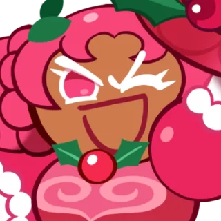 🍒 emoji 𓍼 | Hollyberry Cookie 🍒 [ @crkstick ] Telegram sticker 22 of 110