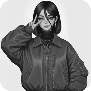 🧥 emoji Лилечка Telegram sticker 22 of 42