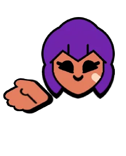 🤦 emoji Shelly Pins @BrawlStarsStik Telegram sticker 10 of 22