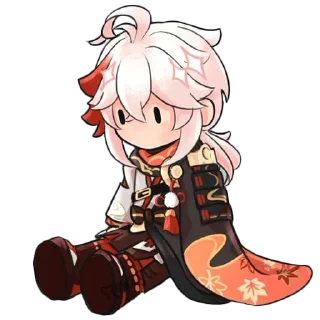 😞 emoji Kazuha❤️ @Pea4_stickerbot Telegram sticker 12 of 78