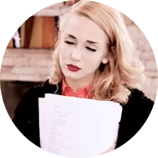 🙄 emoji Violetta Telegram sticker 24 of 28