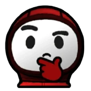 🤔 emoji Online imposter 3D @Adnanlike Telegram sticker 17 of 71