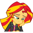 ✍ emoji Human Sunset Shimmer Telegram sticker 6 of 40