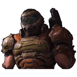 🔥 emoji DOOM SLAYER Telegram sticker 16 of 16