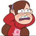 😦 emoji Mabel🌟by @mlOobot Telegram sticker 9 of 50