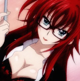 ❤‍🔥 emoji Rias gremory ❤ Telegram sticker 5 of 70