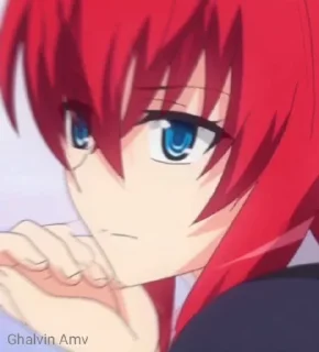 💓 emoji Rias gremory ❤ Telegram sticker 20 of 70