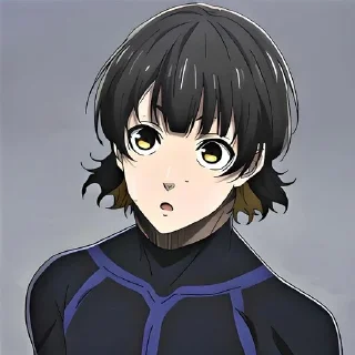 😧 emoji Блю лок @anime_sticks Telegram sticker 19 of 20