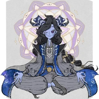 🔮 emoji Fallen from Heaven ~ Azrael Telegram sticker 24 of 120