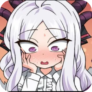 ❤ emoji Хина синий архив Telegram sticker 17 of 89