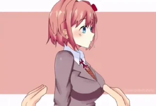 Sticker from Sayori Ddlc