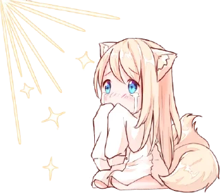 😢 emoji NEKOMIMI-MiA 2 :: @line_stickers Telegram sticker 9 of 32