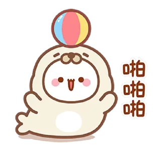 Sticker from Lovely Tuji 5 @SbornikStickers