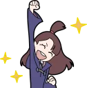 ✊ emoji Little Witch Academia :: @line_stickers Telegram sticker 11 of 41