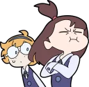😤 emoji Little Witch Academia :: @line_stickers Telegram sticker 21 of 41