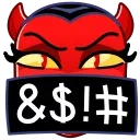 🤬 emoji Deviless Emoji - @TgSticker Telegram sticker 15 of 50