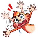 😮 emoji Go Ape Telegram sticker 21 of 35