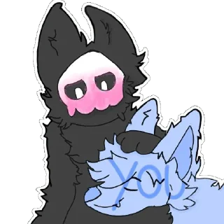 Sticker from Кривой латекс/ @furry_gifss <— крутые гифки