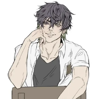 ✋ emoji Айко. автор @GLOBYS_12 Telegram sticker 6 of 50