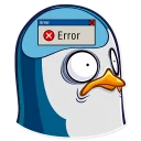 ❌ emoji Mr. Penguin Telegram sticker 8 of 31