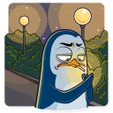 🚬 emoji Mr. Penguin Telegram sticker 11 of 31
