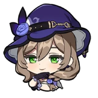 🙂 emoji Геншин Telegram sticker 1 of 105