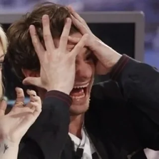 😱 emoji andrew garfield Telegram sticker 13 of 14